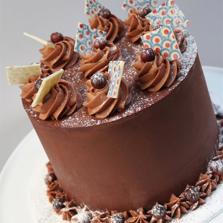 Birthday Cake - Fully Ganached Cake